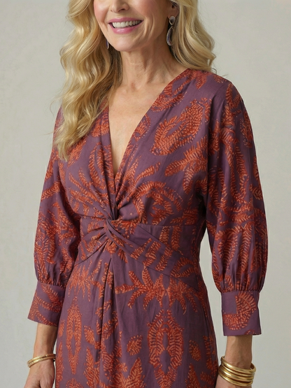 Aoife | Wrap Midi Dress