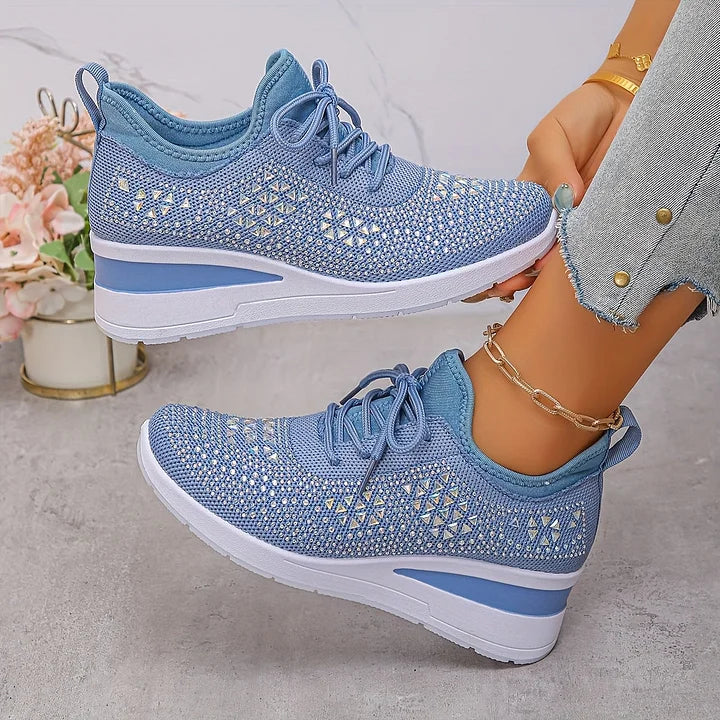 Neasa | Orthopedic Rhinestone Comfort Sneakers