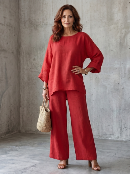 Brenna | Tunic & Wide-Leg Set