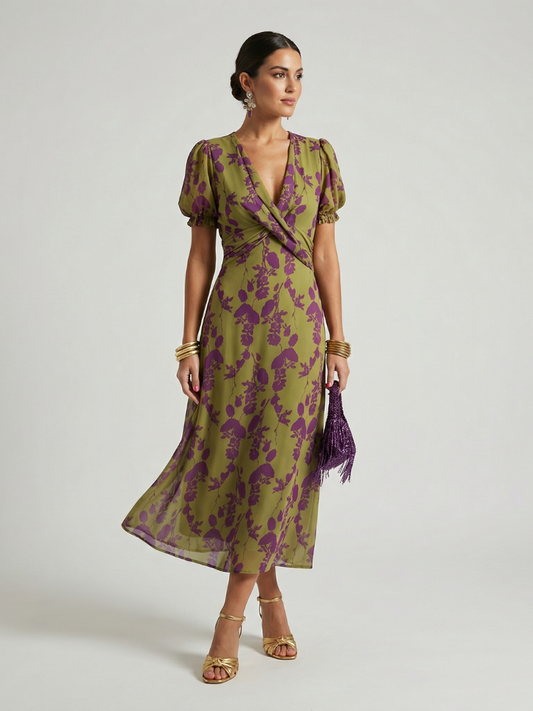 Cessair | Relaxed Floral Midi Dress
