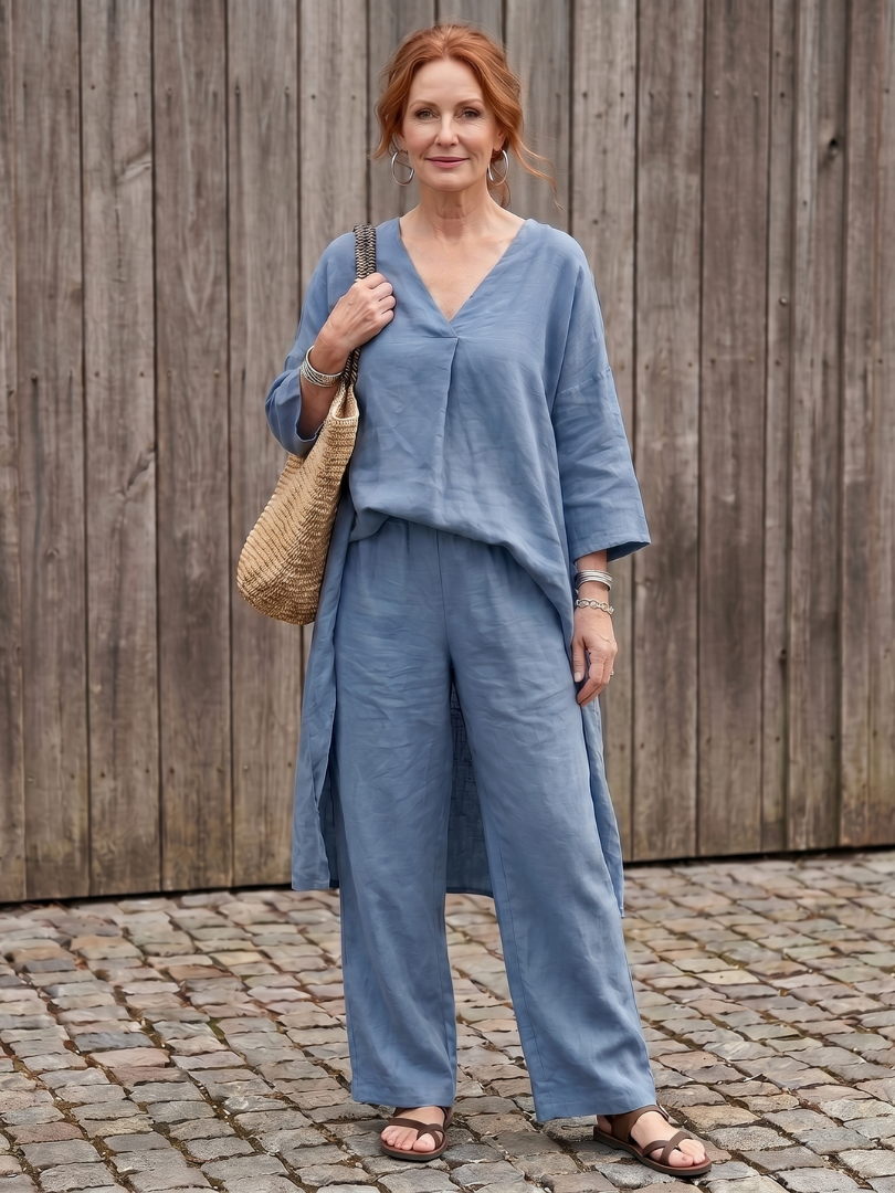 Maireád | Tunic & Wide-Leg Set