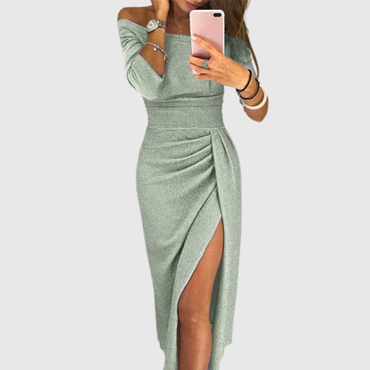 Báirbre | Halter Neck Maxi Dress