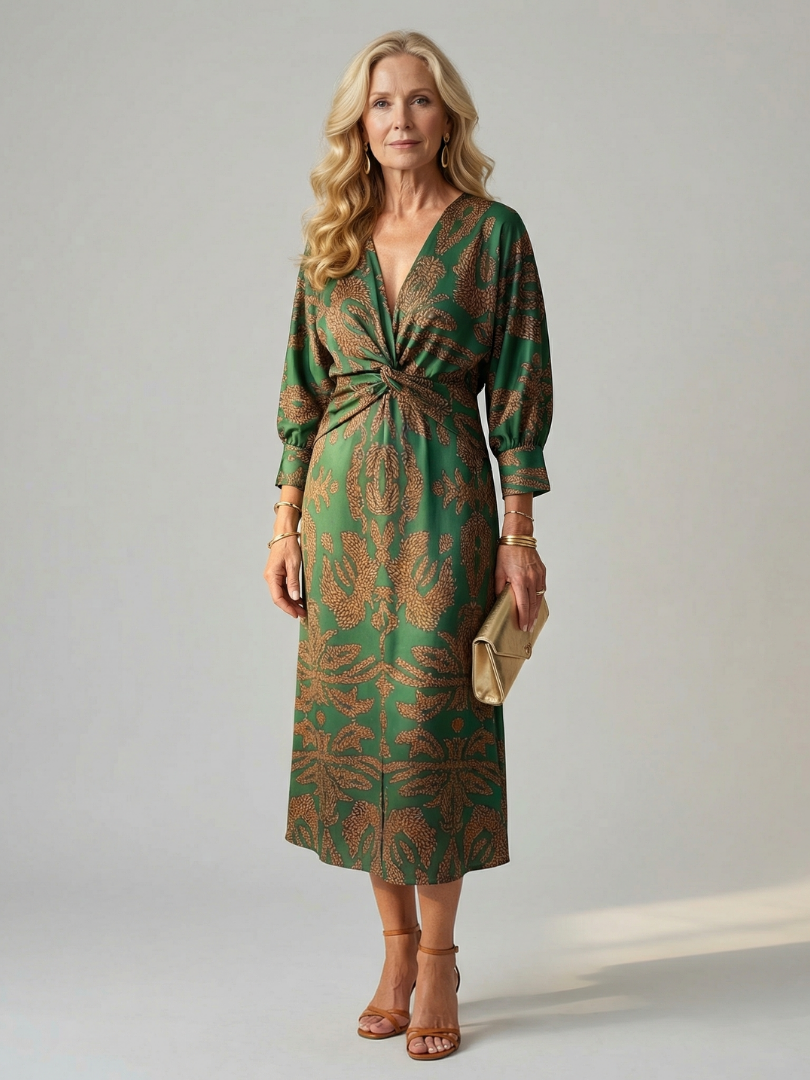 Aoife | Wrap Midi Dress