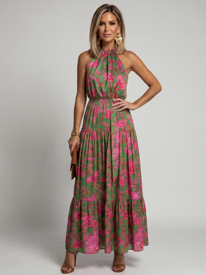Ériu | Draped Halter Midi Dress