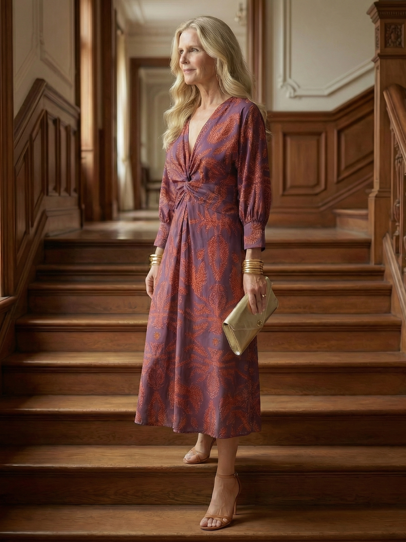 Aoife | Wrap Midi Dress
