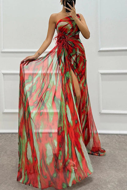 Aoibhe | Vibrant Draped Dress