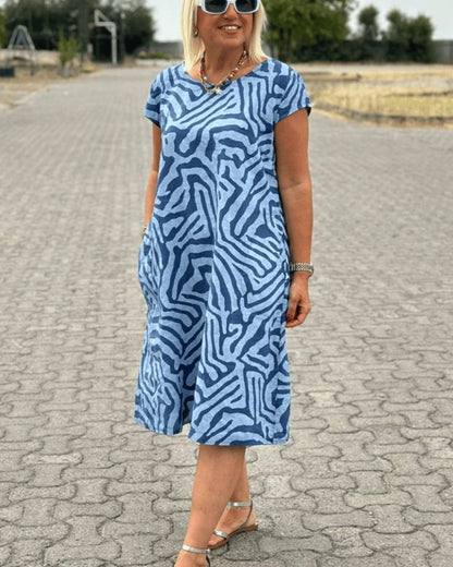 Maribel | Breezy Round-Neck Sundress
