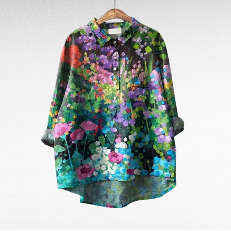 Gráinne | Elegant Breezy Summer Blouse