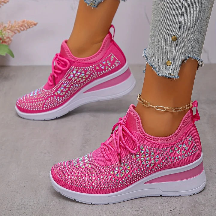 Neasa | Orthopedic Rhinestone Comfort Sneakers