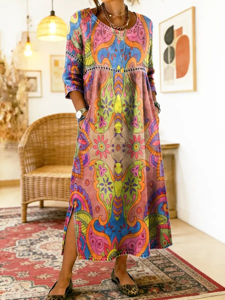 Niamh | Printed Dress