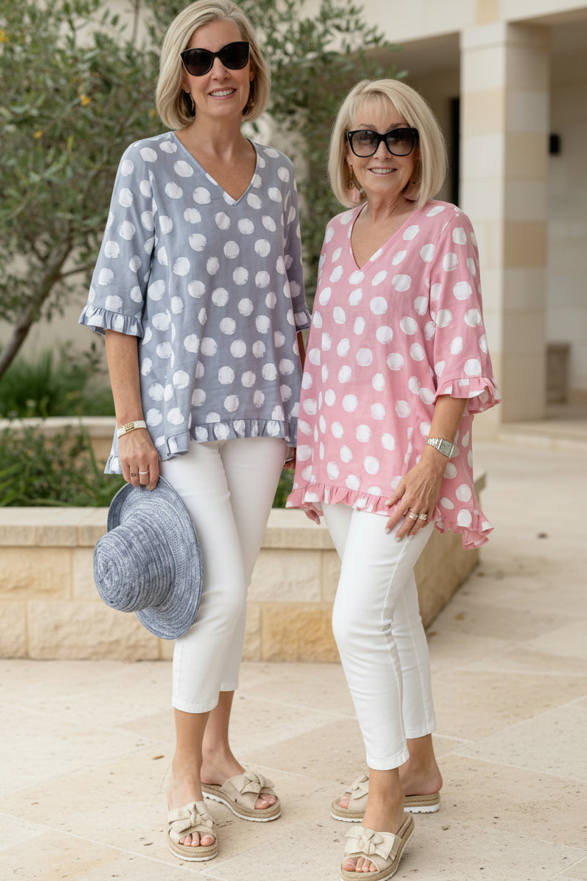 Lena – V-neck blouse