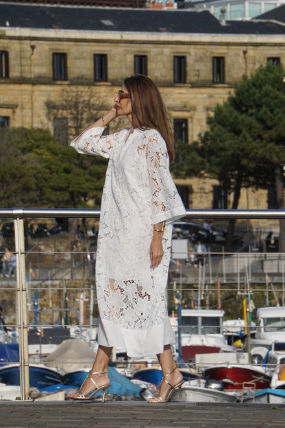 Crón | White Lace Dress