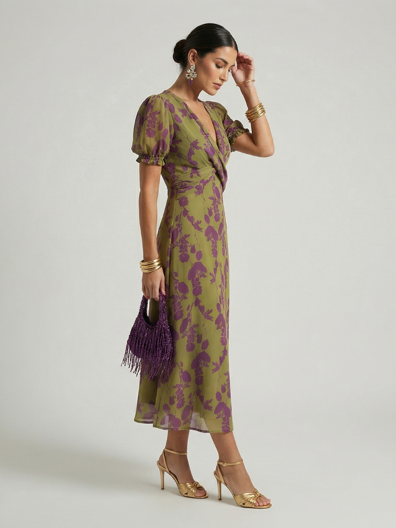 Cliodhna | Relaxed Floral Midi Dress