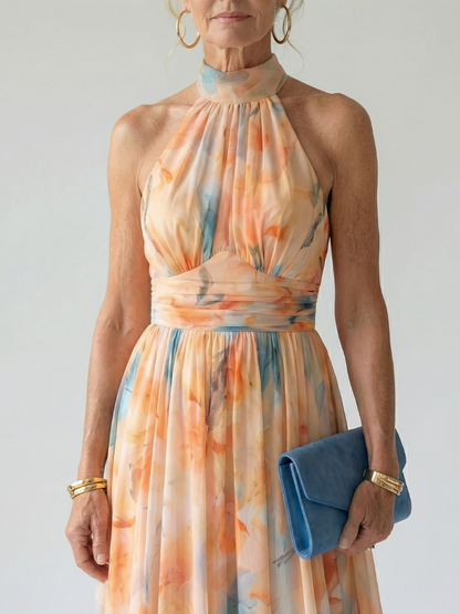 Ultána | Soft Halter Midi Dress