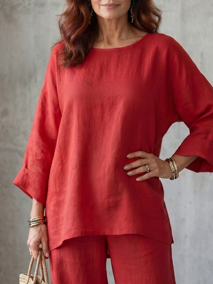 Brenna | Tunic & Wide-Leg Set