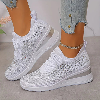 Neasa | Orthopedic Rhinestone Comfort Sneakers