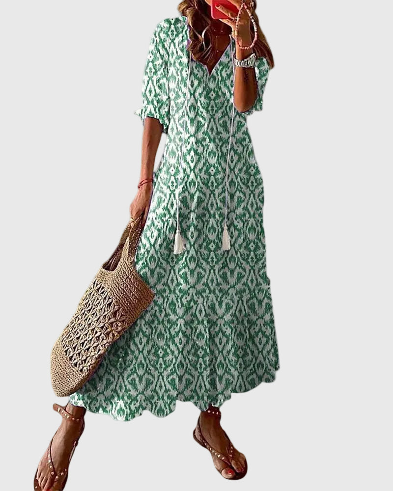 Dervla | Boho Summer Maxi Dress