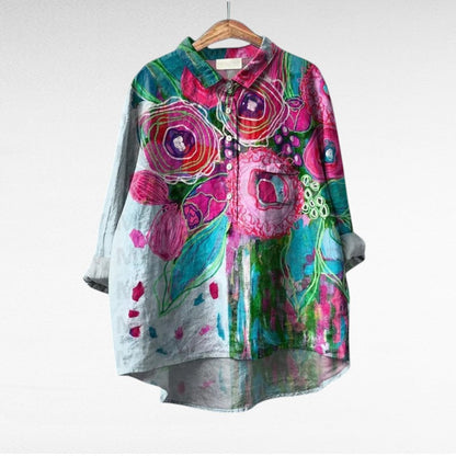 Gráinne | Elegant Breezy Summer Blouse