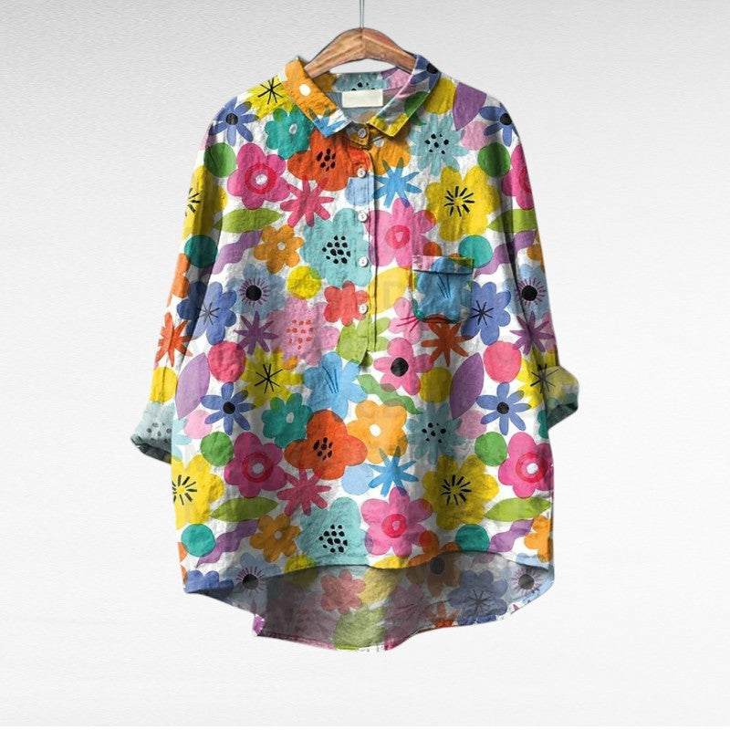 Gráinne | Elegant Breezy Summer Blouse