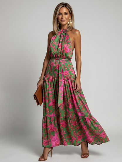 Ériu | Draped Halter Midi Dress