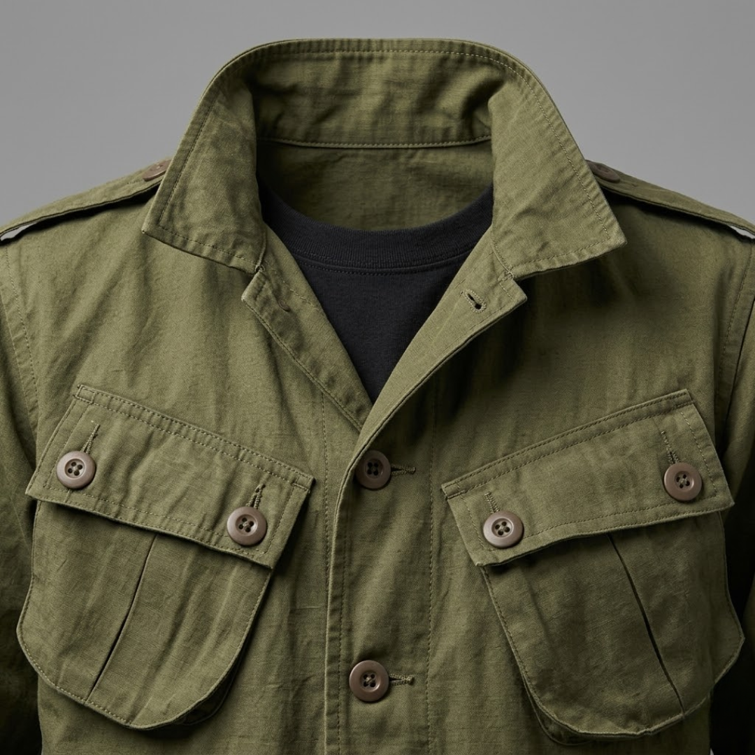 Iarlaith | Classic Field Jacket with Pockets