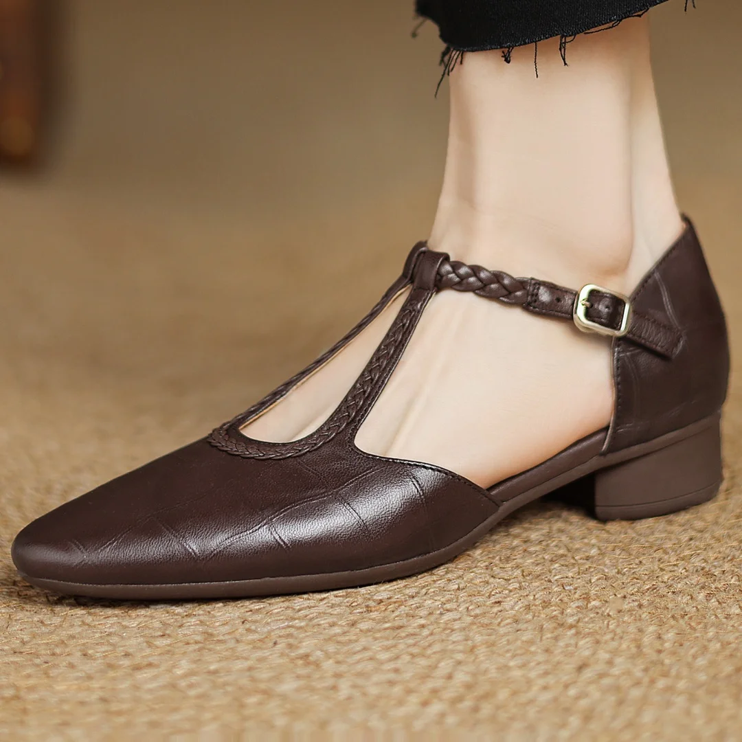 Aoibhfhinn | Leather Mary Janes