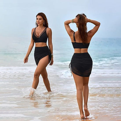 Two-Piece Lace Swimsuit Set