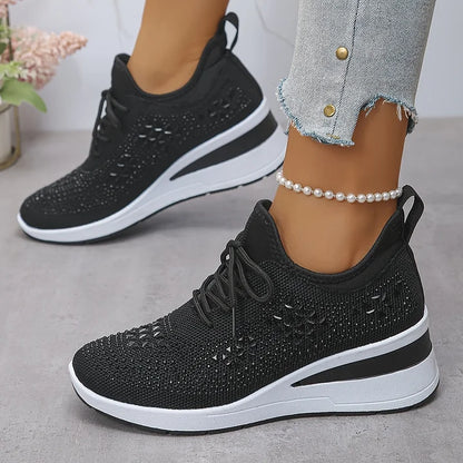 Neasa | Orthopedic Rhinestone Comfort Sneakers