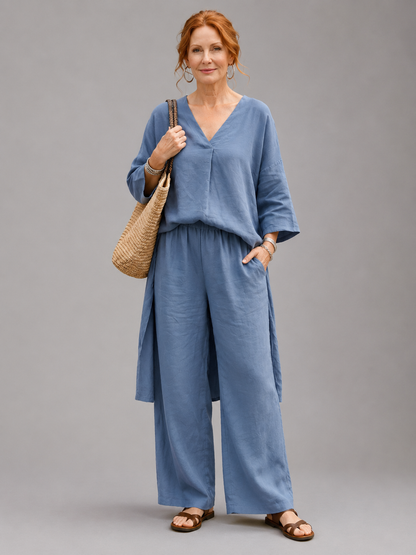 Maireád | Tunic & Wide-Leg Set