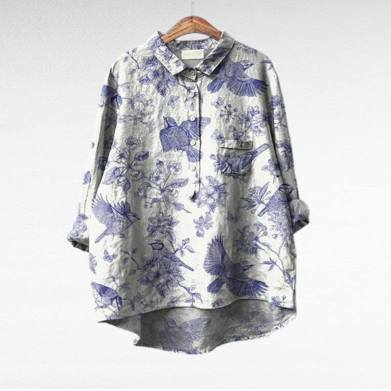 Deirdre | Elegant Breezy Summer Blouse
