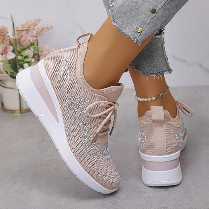 Neasa | Orthopedic Rhinestone Comfort Sneakers
