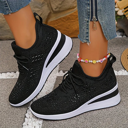 Neasa | Orthopedic Rhinestone Comfort Sneakers