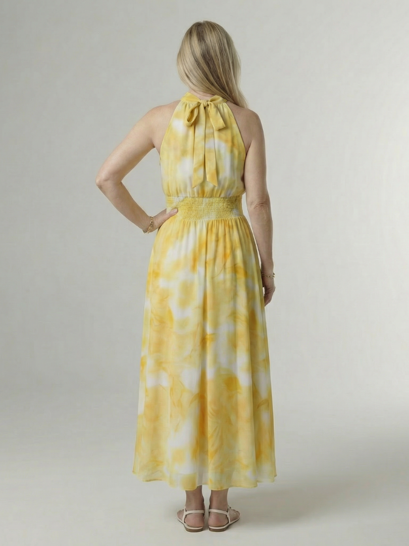 Caireann | Halter Midi Dress