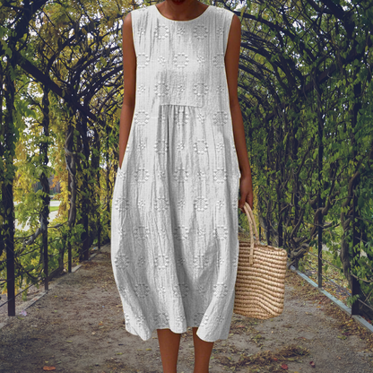 Aine™ | Sleeveless Pocket Maxi Dress