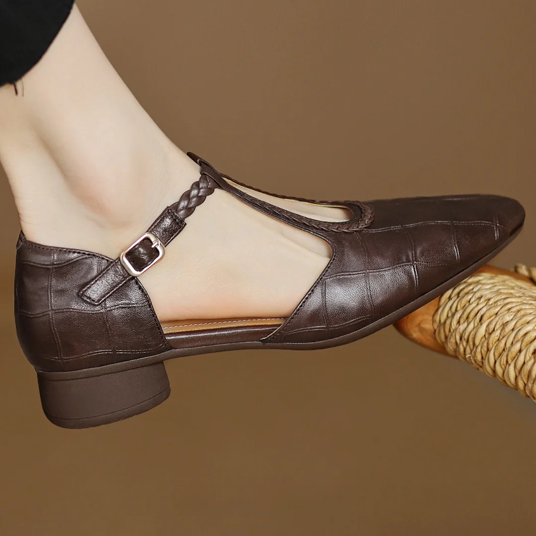 Aoibhfhinn | Leather Mary Janes