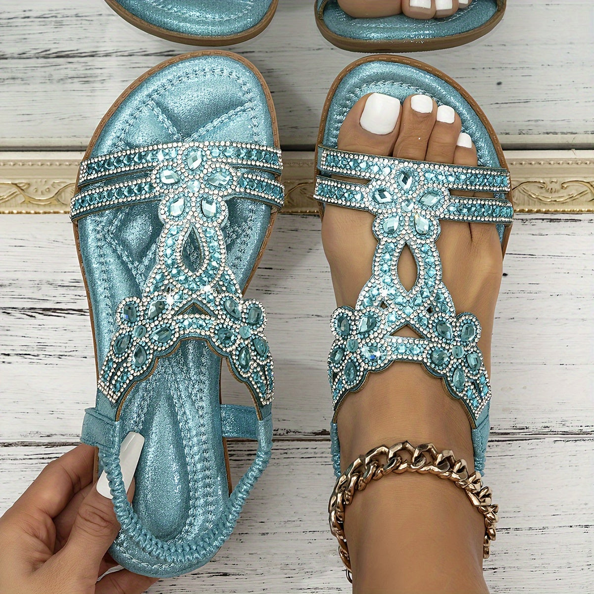 Bríd – Crystal Orthopedic Sandals