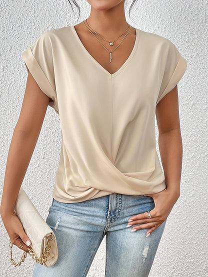 LuKa - Casual V-neck T-shirt