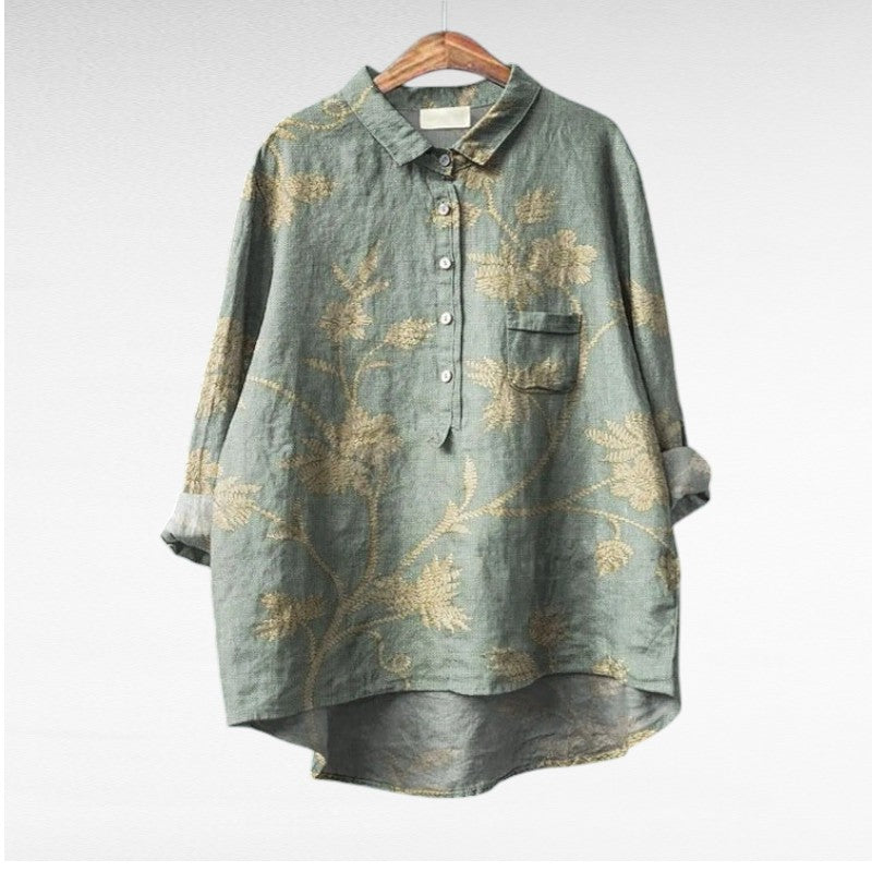 Deirdre | Elegant Breezy Summer Blouse