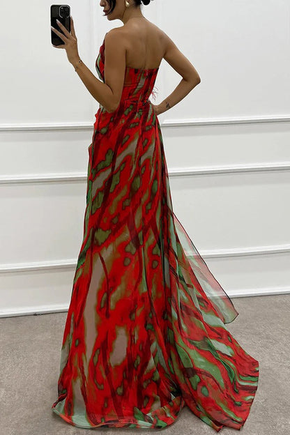 Aoibhe | Vibrant Draped Dress