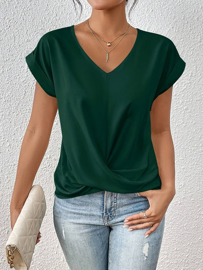 LuKa - Casual V-neck T-shirt