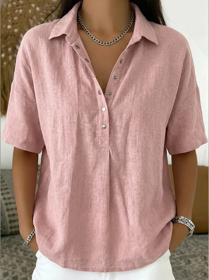 Caragh | Collared Button Blouse