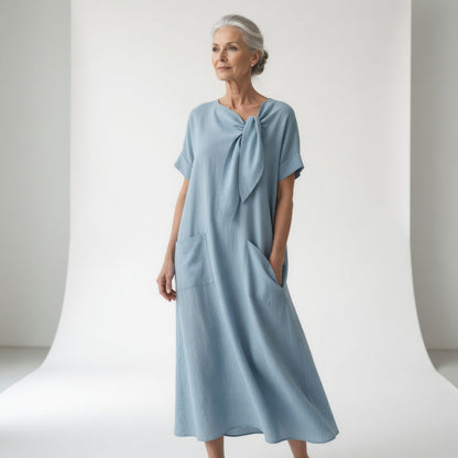 Orla™ - Flowing Cotton Summer Dress