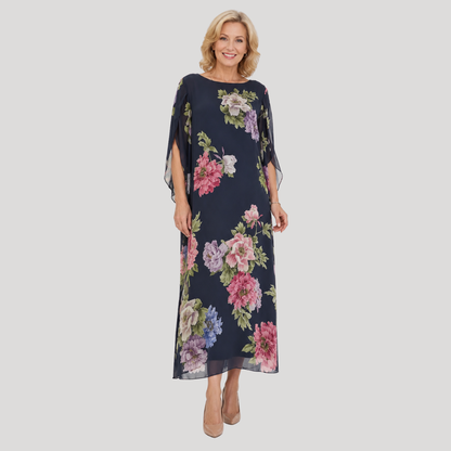 Lasairíona | Midnight Bloom Maxi Dress