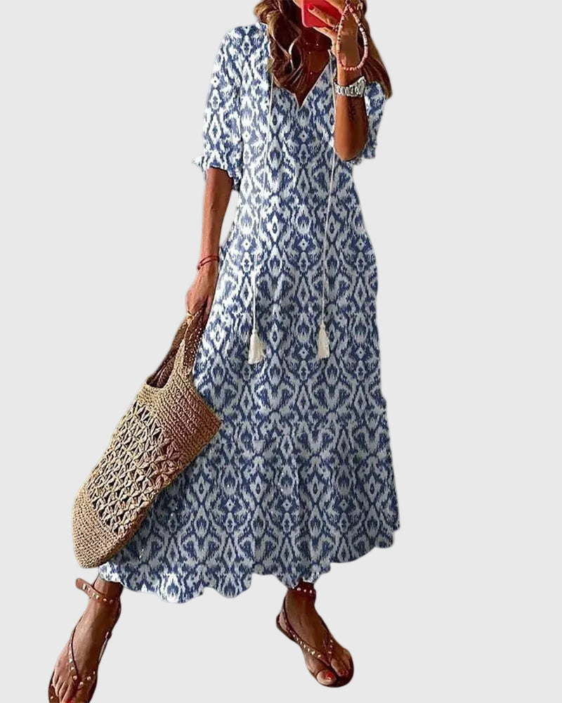 Dervla | Boho Summer Maxi Dress