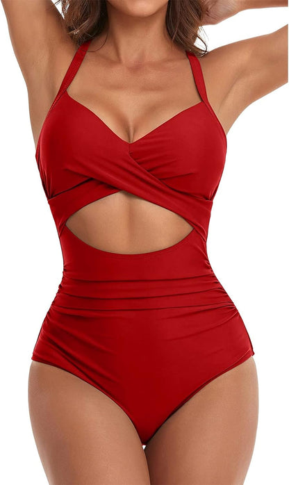 Two-Tone Costume with Cut-Out