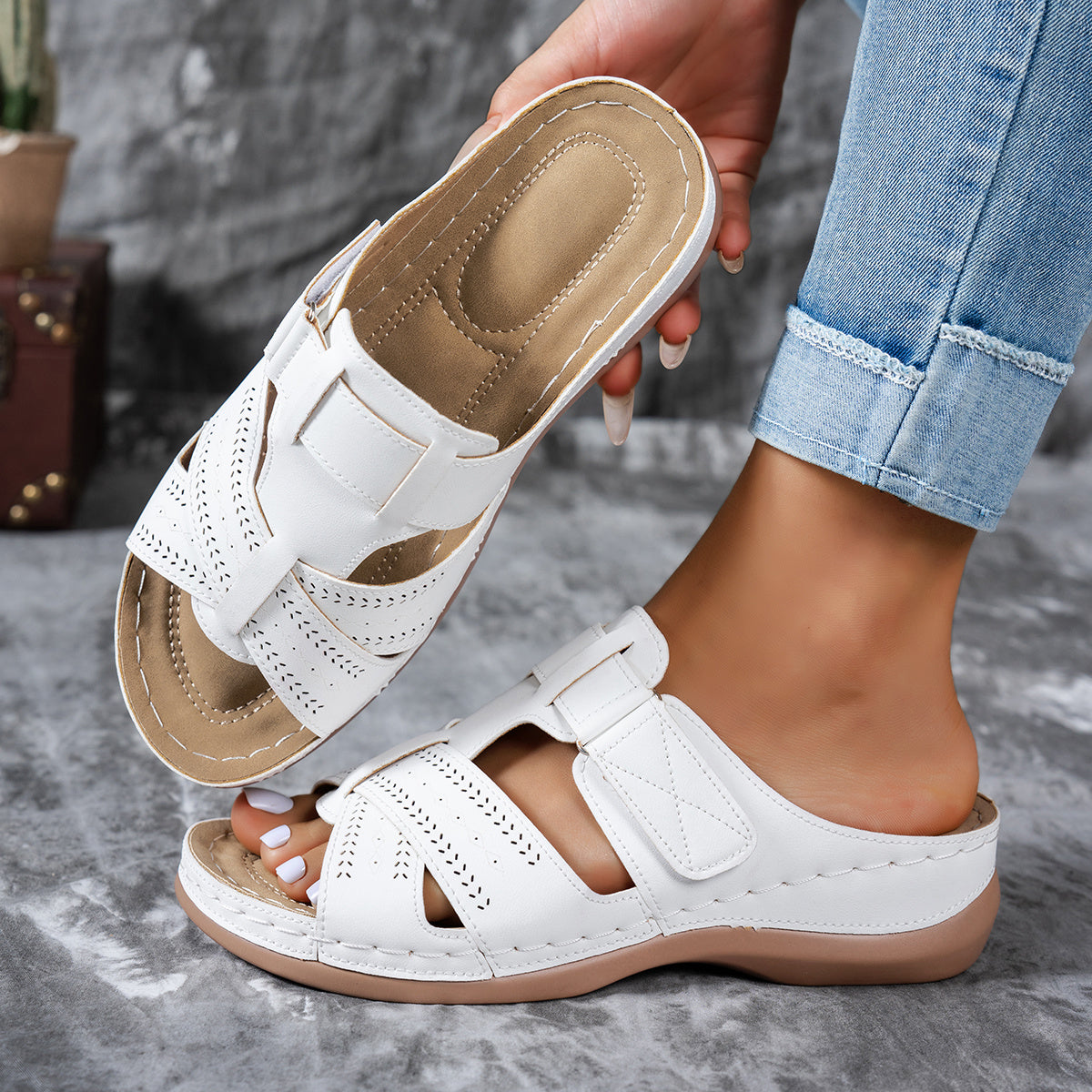 Tara | Orthopedic Thick-Soled Sandals