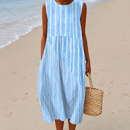 Livia™ | Airy Belly-Concealing Floral Midi Dress