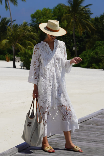 Crón | White Lace Dress
