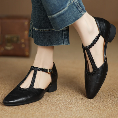 Aoibhfhinn | Leather Mary Janes