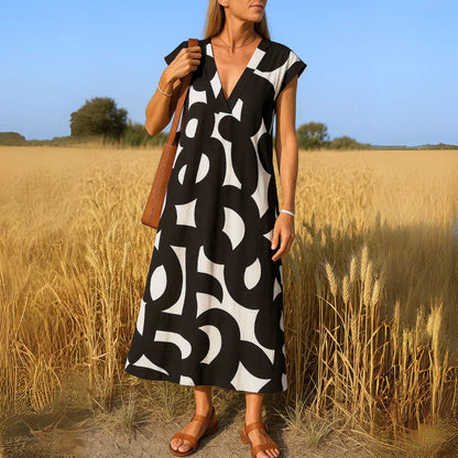 Aisling™ | Cutwork Detail Maxi Dress-